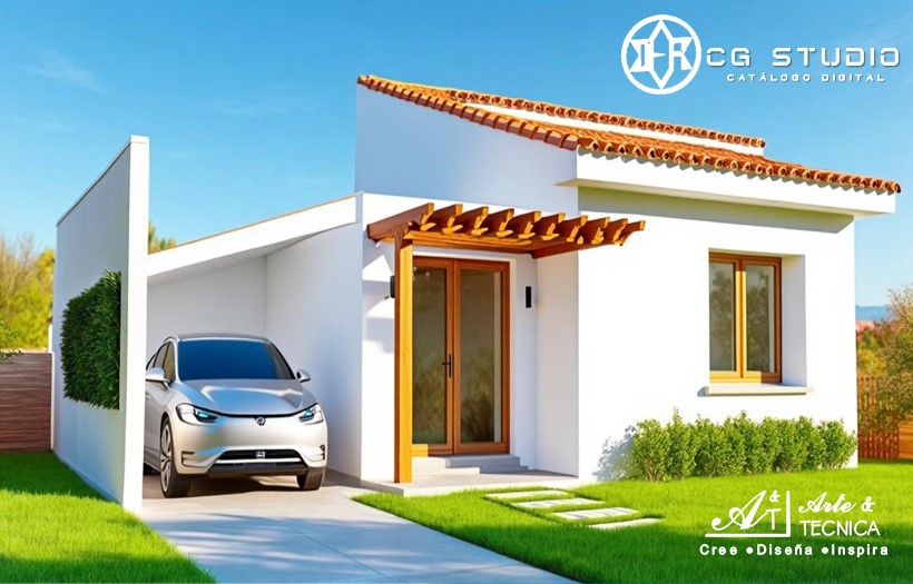 Instalacion de grama artificial, teja asfaltica shingle, y ventanas acusticas de pvc con acabado madera en residencial en Granada, Nicaragua