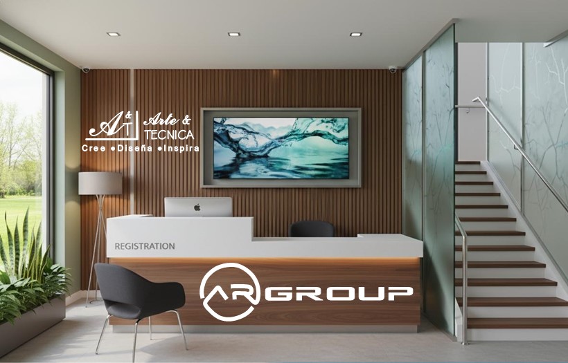 Instalación de tablillas de WPC, piso de resina epoxica y control de acceso y seguridad en clinica integral de cardiologia en Managua, Nicaragua