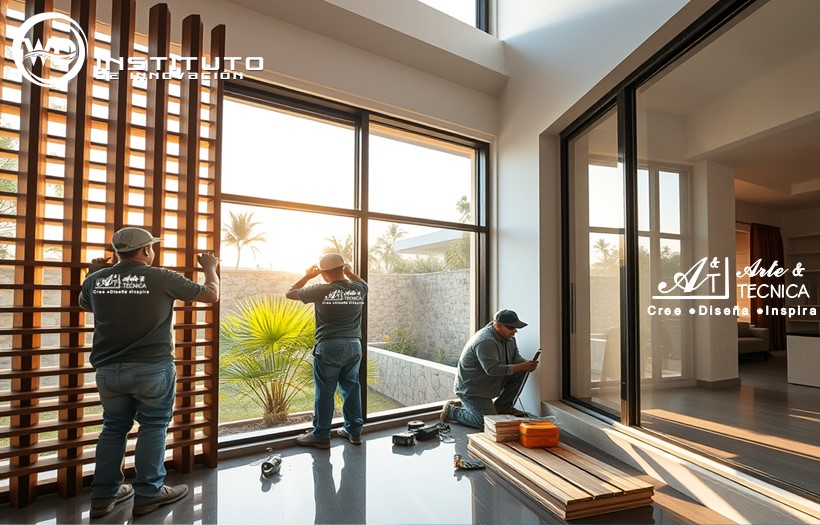 Instalación de ventanas termoacusticas en centro medico asistencial en el Crucero Managua, Nicaragua