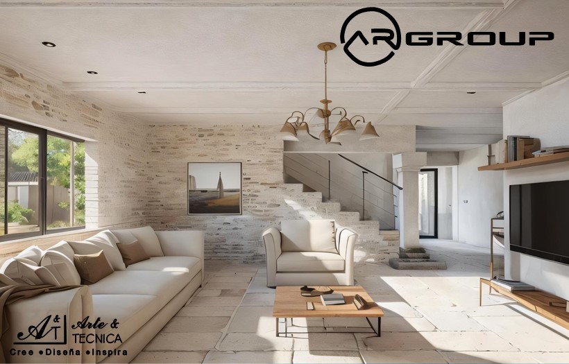 Instalación de piso de resina espoxica decorativa residencial en apartamentos en Leon, Nicaragua