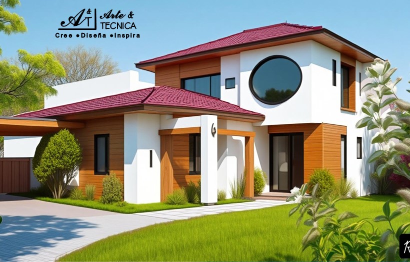 Instalación de laminas WPC para exteriores y porton americano levadizo automatizado en Leon, Nicaragua