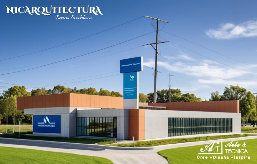 Instalación de imagen corporativa, fachada acm, rodulacion con led en negocio comercial en Leon, Nicaragua