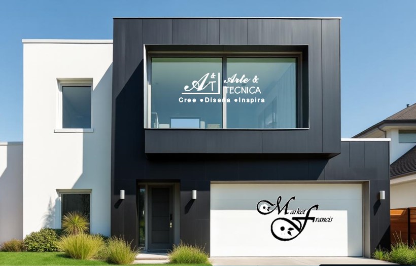 Instalación de fachada contemporanea con solucion termoacustica, pintura epoxica, ventanas DVH y climatizacion con VRF en Managua, Nicaragua