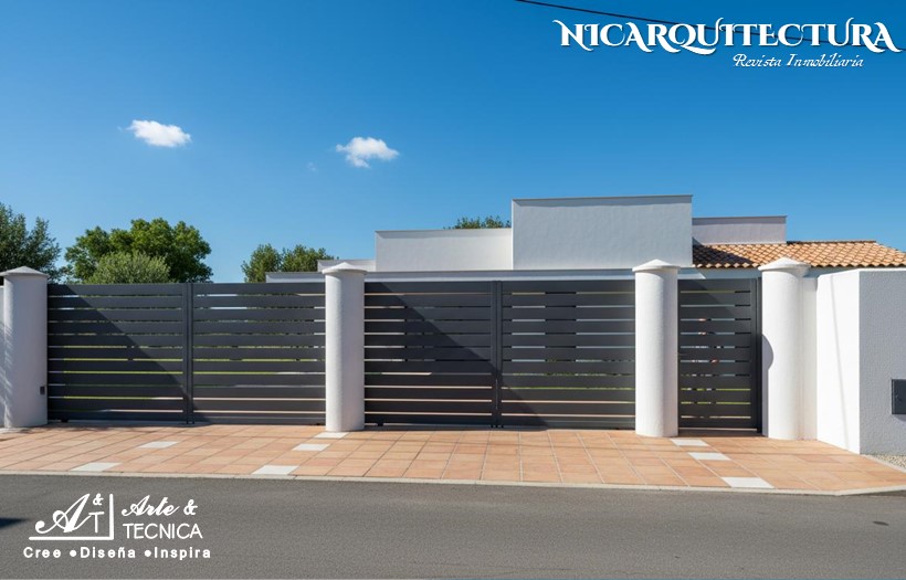 Instalación de sistema de control de acceso y seguridad automatizado, videoportero, portones electricos y camaras ip en Managua, Nicaragua