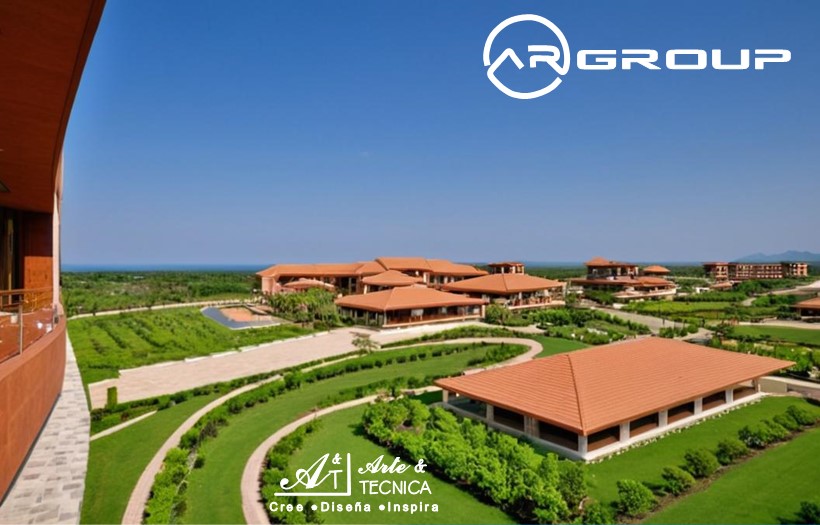 Instalación de sistema de tejas de asfalto (shingle) en Complejo turistico de playa en el Carazo, Nicaragua