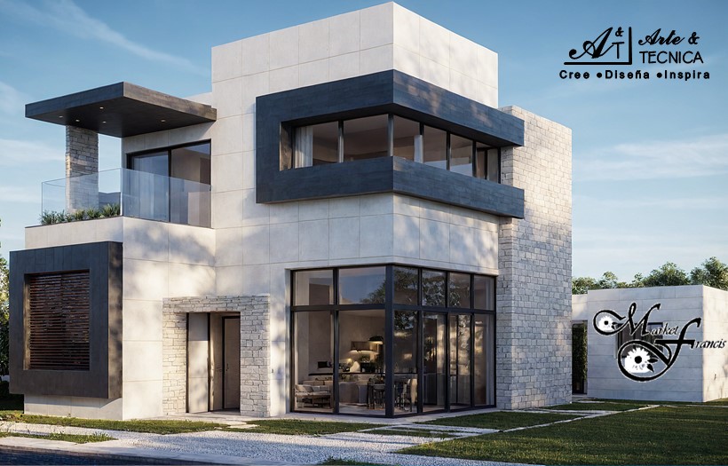 Instalación de fachaletas Stones PVC y WPC en apartamento en Granada, Nicaragua