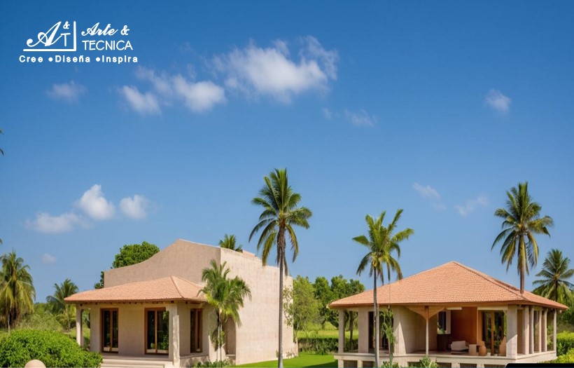 Instalación sistema de techos con cubierta de teja asfalticas, Laminas OSB y felpa aislante termica en residencias de playa en Rivas, Nicaragua