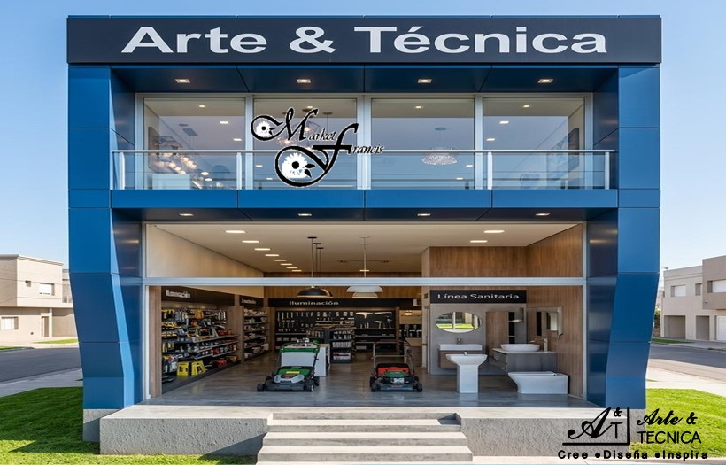 Instalación de sistema de recubrimiento con ACM en modulo comercial en Jinotega, Nicaragua