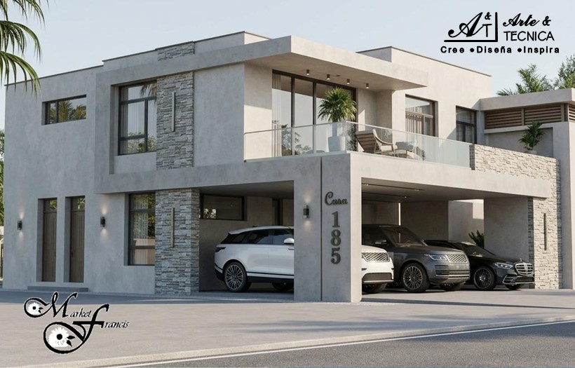 Instalación de sistema de recubrimiento con estuco, stone pvc y ventanas DVH en Jinotepe, Carazo, Nicaragua