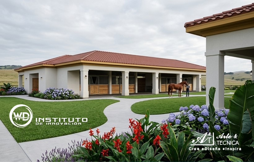 Caso de Éxito: Diseño e implementacion de sistema de cubiertas con tejas de microcemento en centro de capacitacion integral equinoterapia en Rivas, Nicaragua