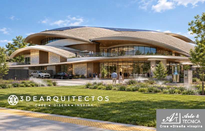Caso de Éxito: Diseño de sistema de cubiertas termoacusticas curvas de tejas asfalticas shingle en Auditorio de Jinotega, Nicaragua